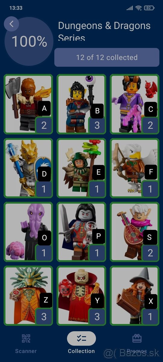 Lego minifigures dnd 71047