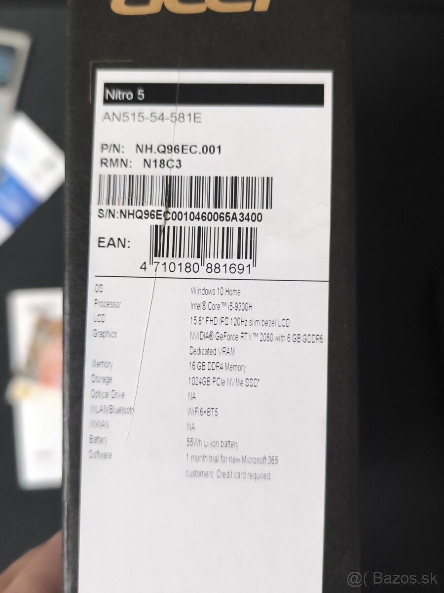 Acer Nitro 5 herný notebook