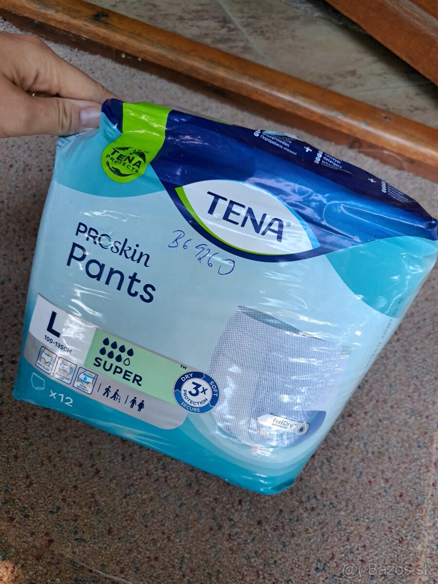 Tena plienkové nohavičky L