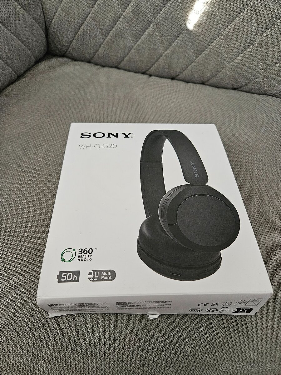 Sony WH-CH520BZ – NOVÉ, len odbalené
