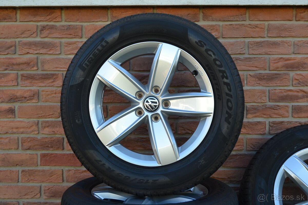 5x112 R17 Hlinikove disky Org. VW Tiguna model Corvara