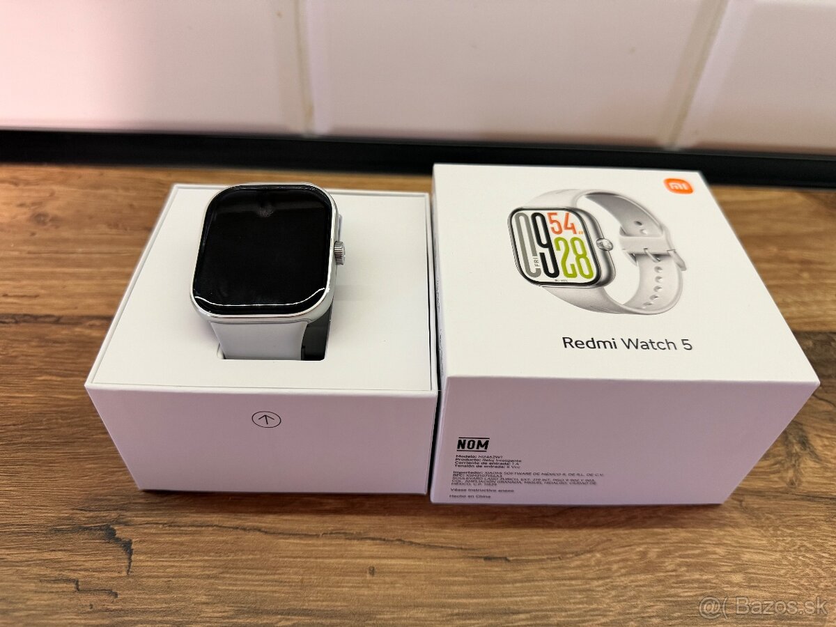 Predám hodinky Xiaomi REDMI WATCH 5 white,záruka 24 meisacov
