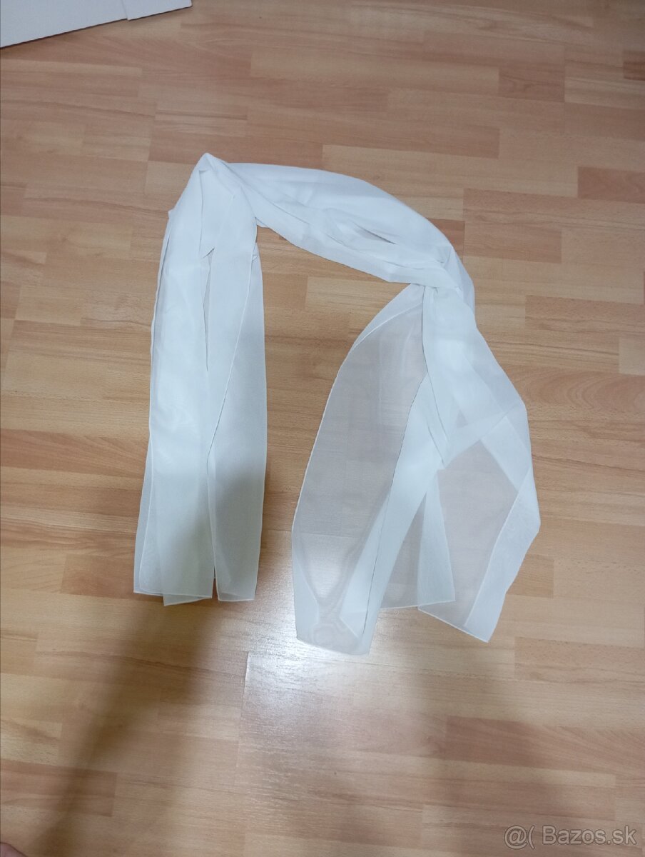 Biele bolerko, na svadobné alebo spoločenské šaty