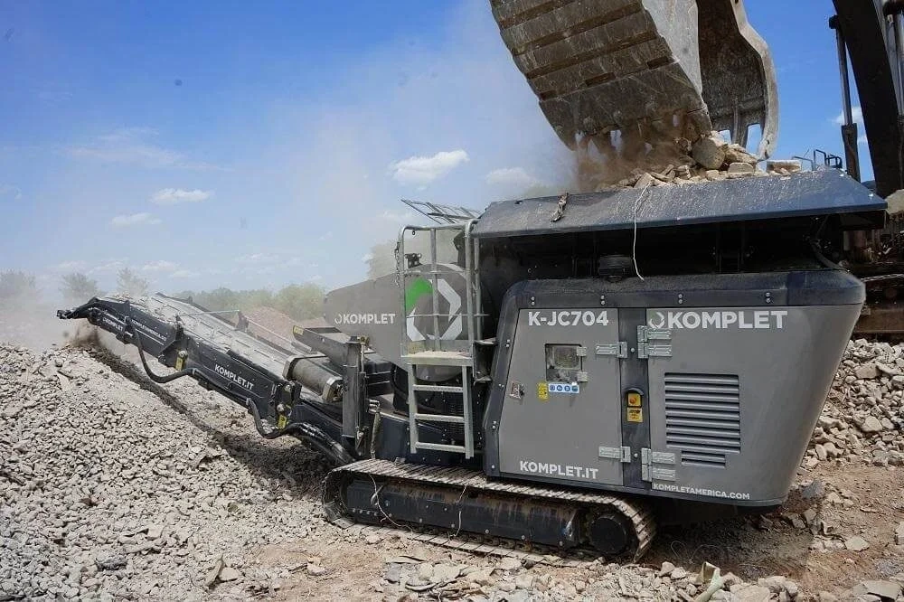 Drvenie stavebného odpadu, recyklácia odpadu R5,R12