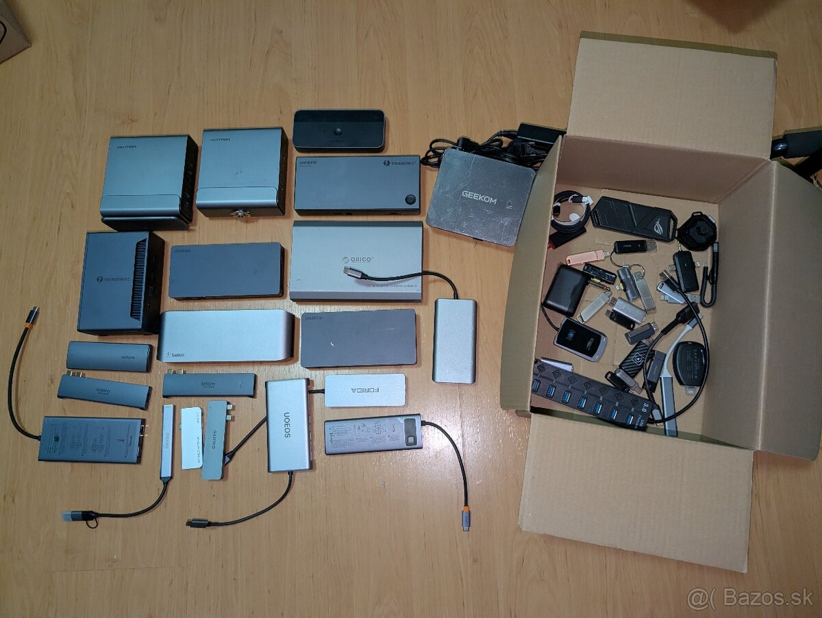 Dockovacie stanice, mini pc, usb, huby a rôzne pc príslušens