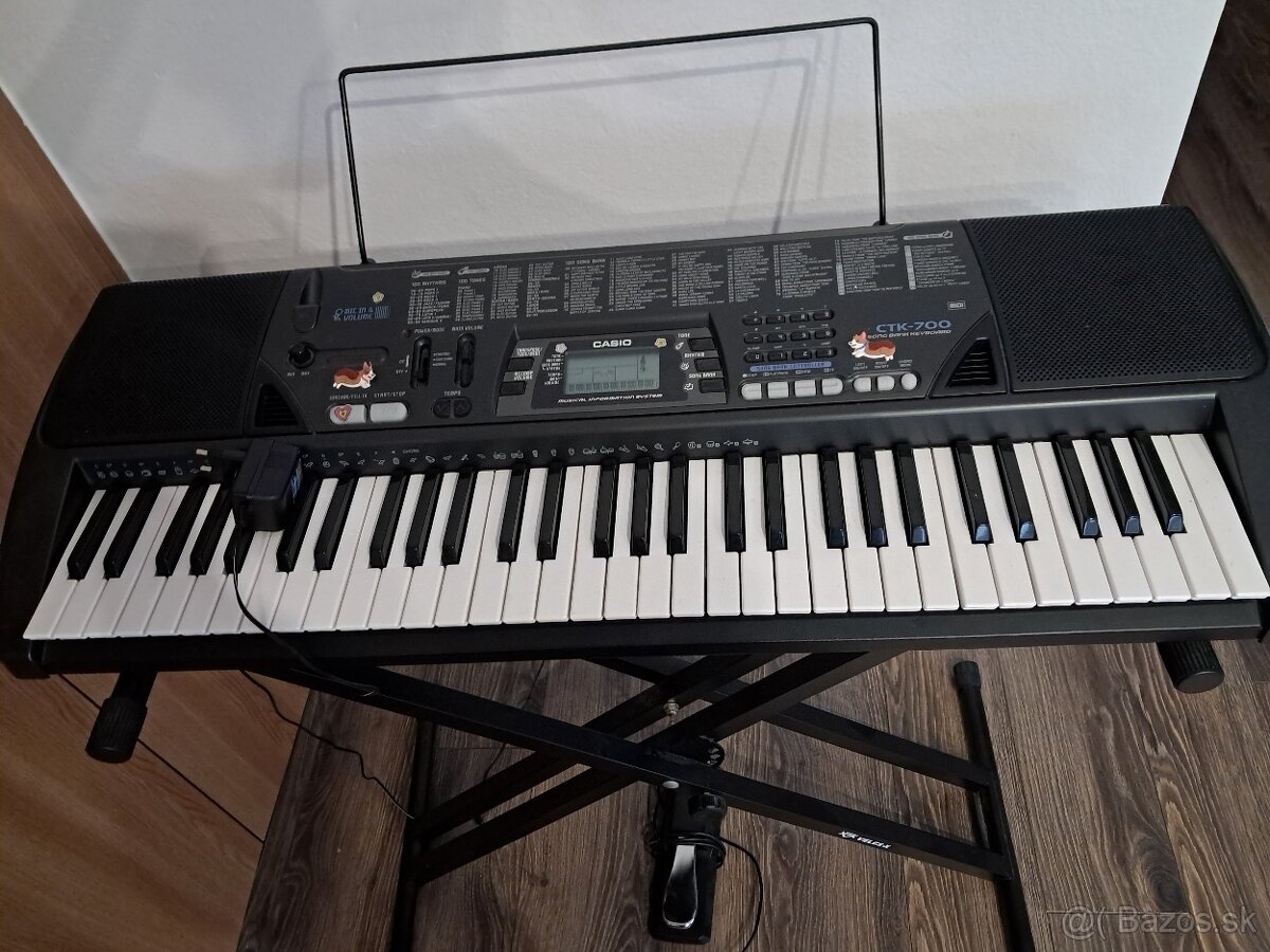 Predám keyboard CASIO CTK-700