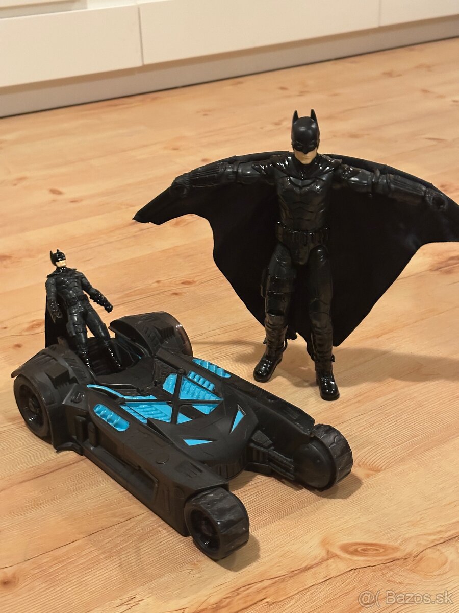 Batmobil 2in1 + postavička Batman (2ks)