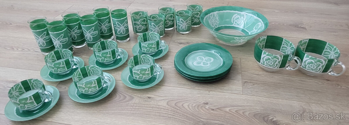 31 dielna sklenená súprava