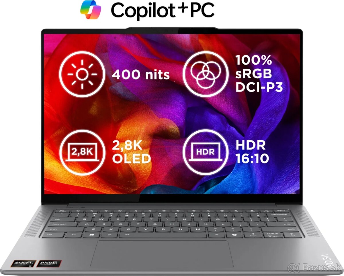 Nový Lenovo Yoga Pro 7 14ASP9 Ryzen AI 9 365, OLED 120Hz