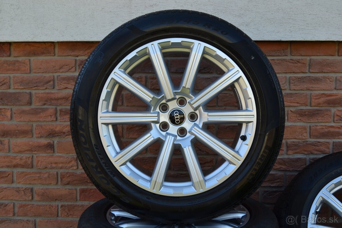 5x112 R20 zimna sada Audi Q7 4M + 285/45 R20 Goodyear