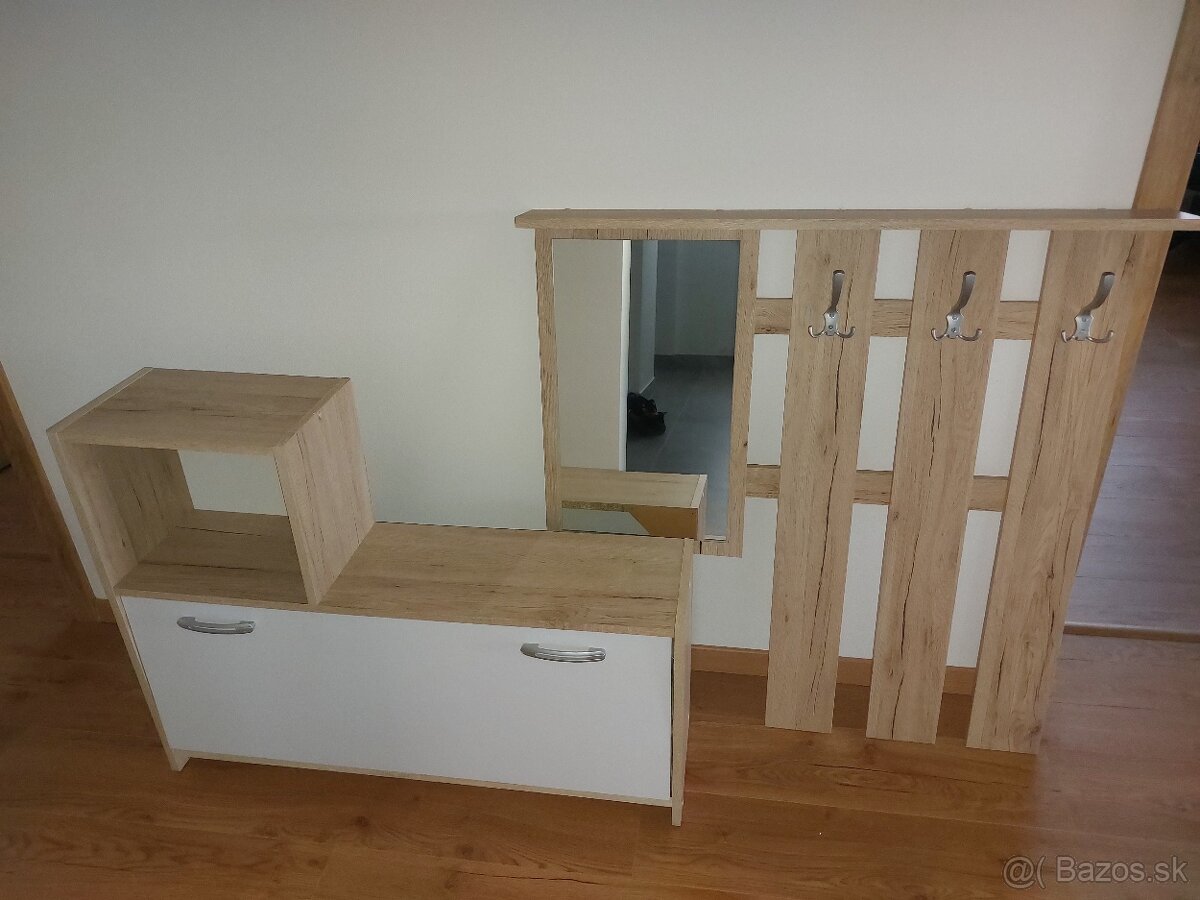 Predsieňová stena Astor, dub/biela