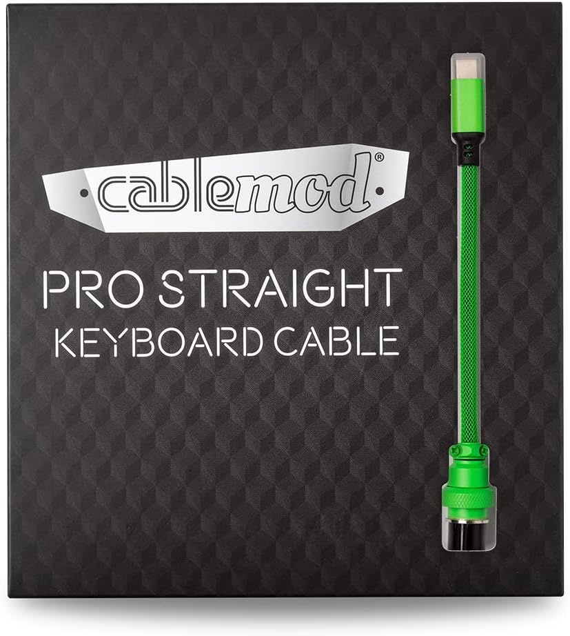 CableMod Pro Straight Keyboard Cable / Viper Green