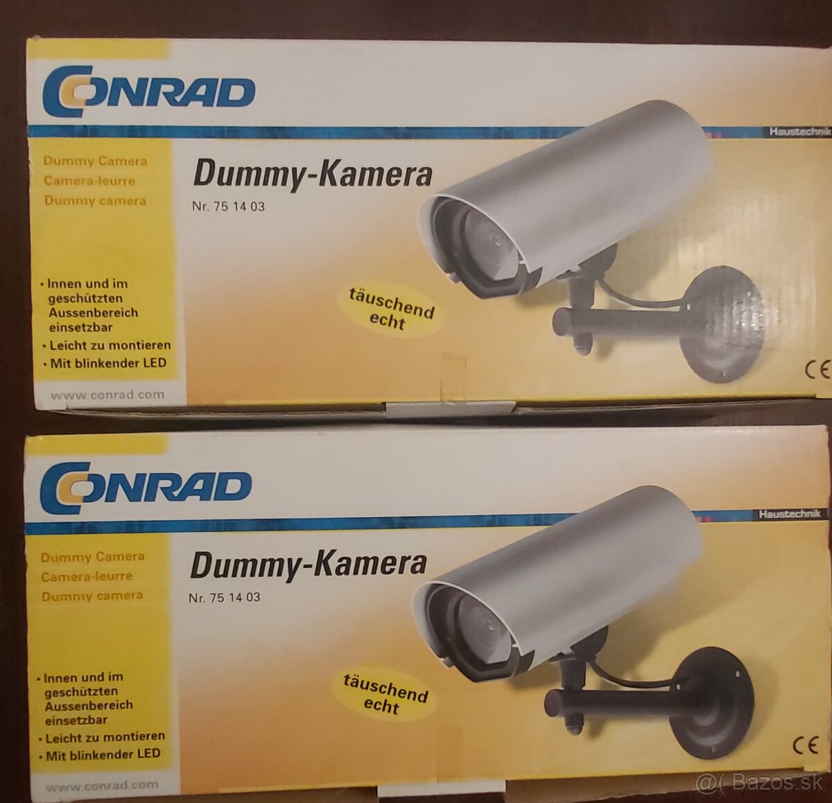 falosna zabezpecovacia kamera 2 ks