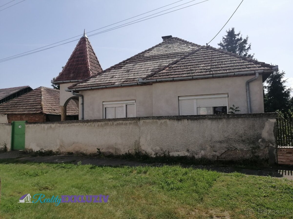 Na predaj rodinný dom v Želiezovciach časti Mikula