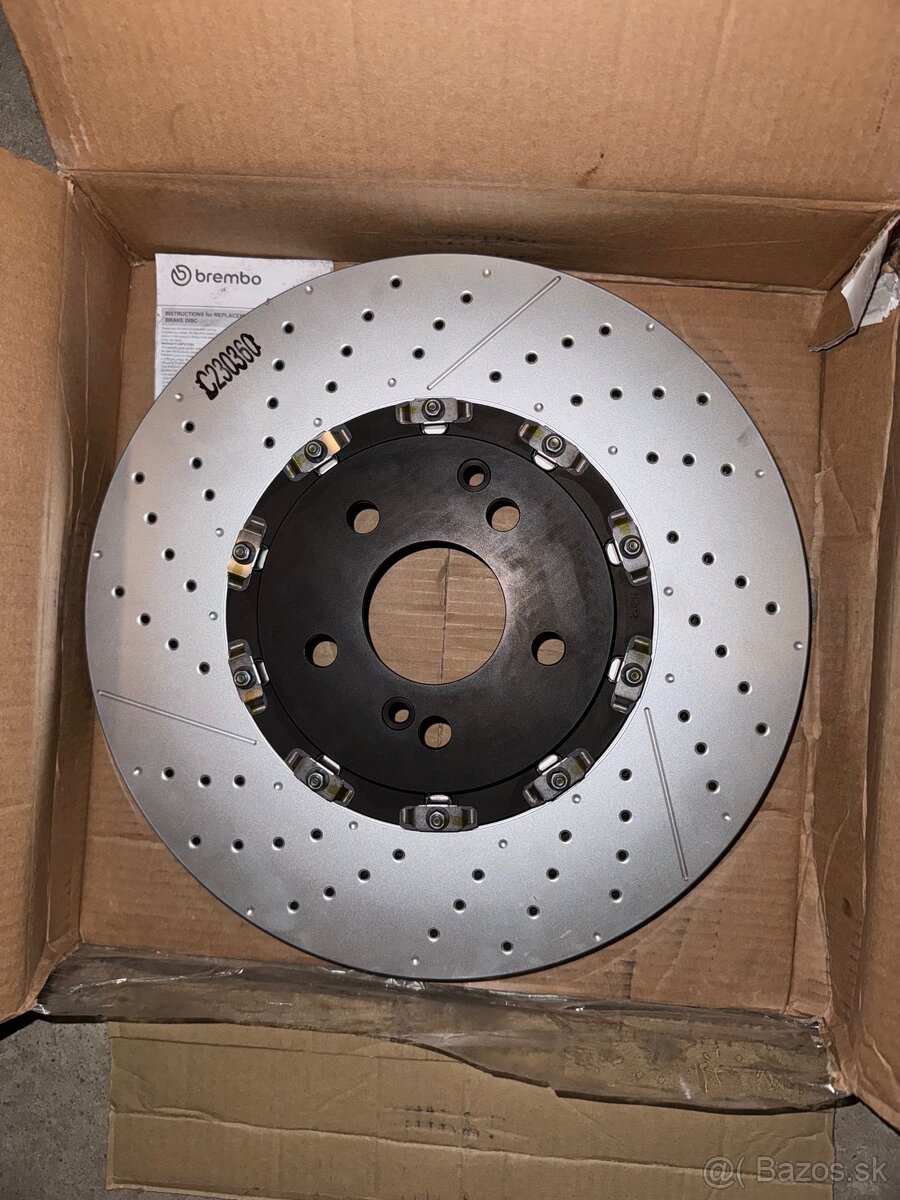 Brzdový kotúč BREMBO - lakovaný