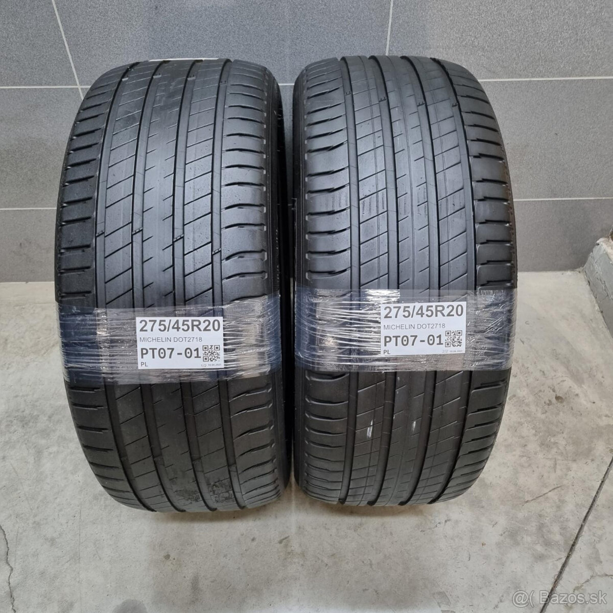 Letné pneumatiky 275/45 R20 MICHELIN DOT2718