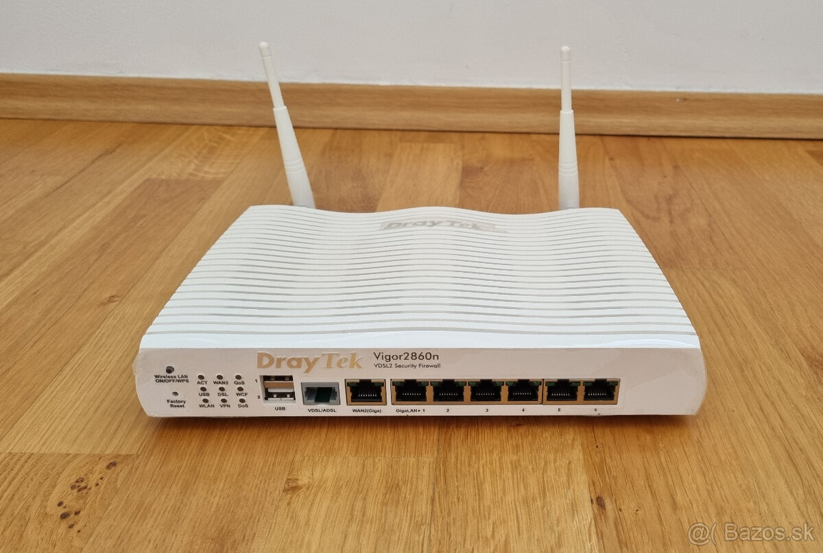 wifi firewall dsl router DRYTEK vigor 2860n