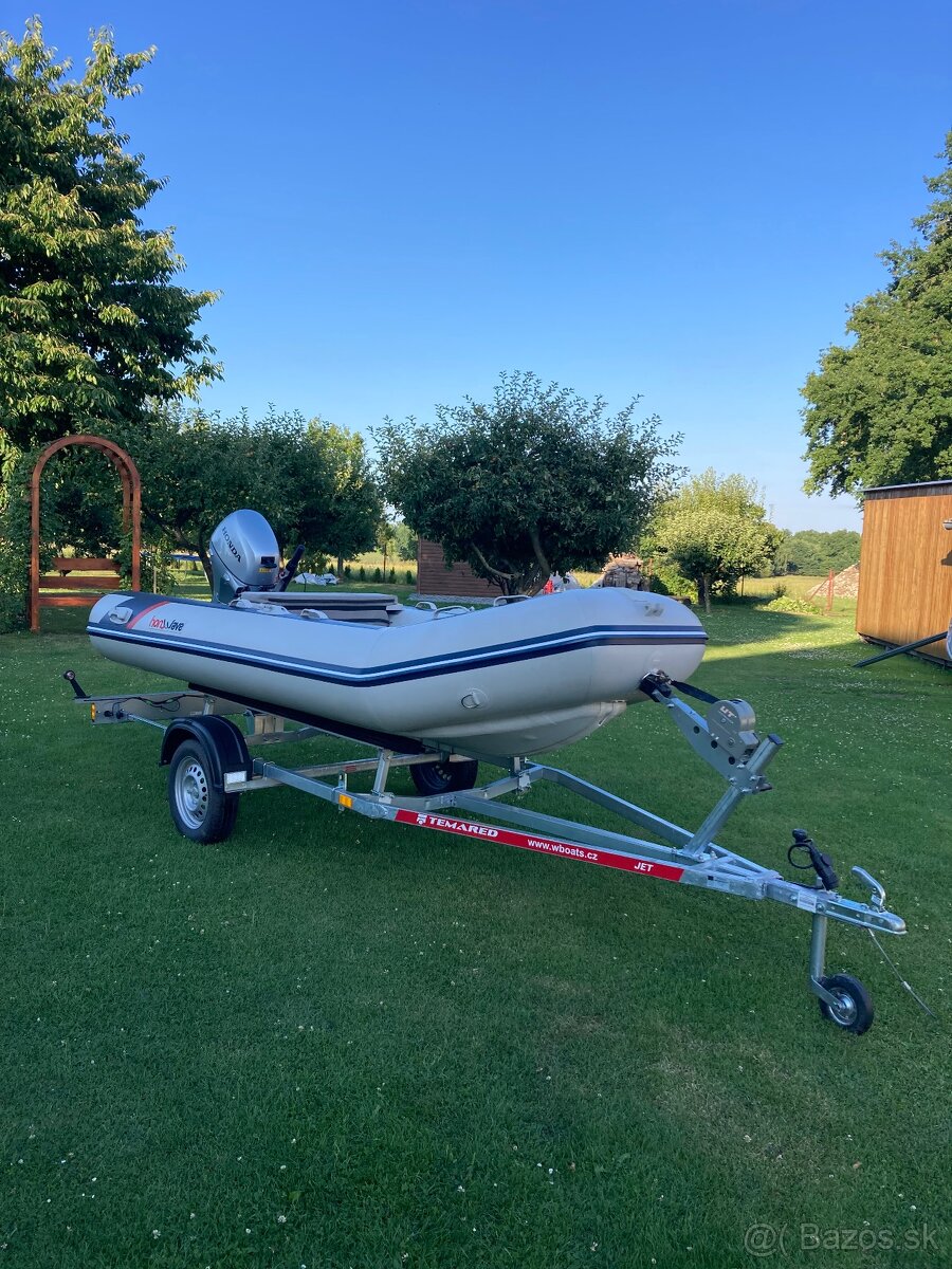 Motorový člun Honwave T38 IE, čln (loď) + Honda BF 20