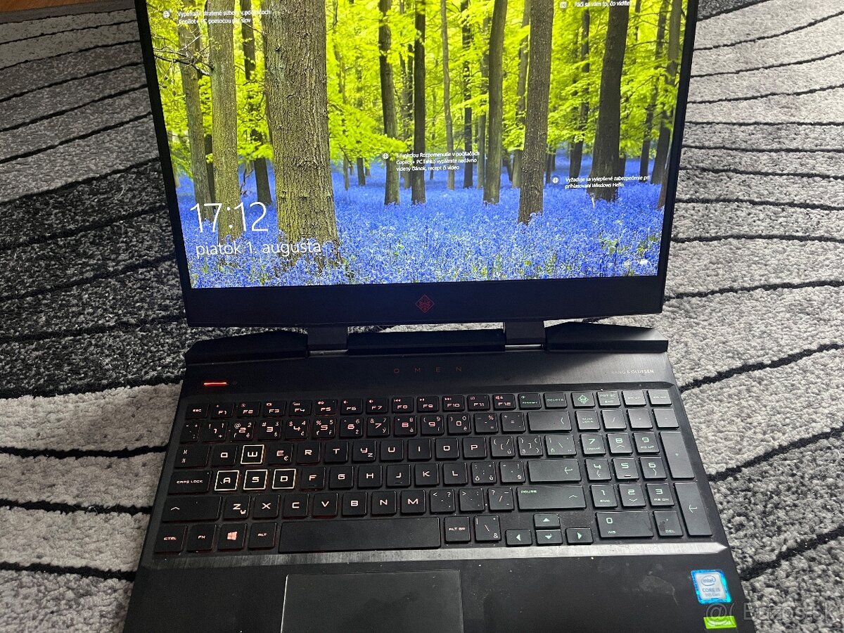 Hp omen 15-i5-9300H cpu nvidia geforce 1650