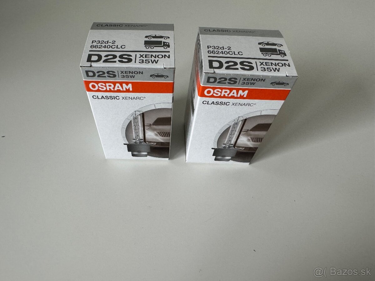 D2S OSRAM Classic xenonove vybojky