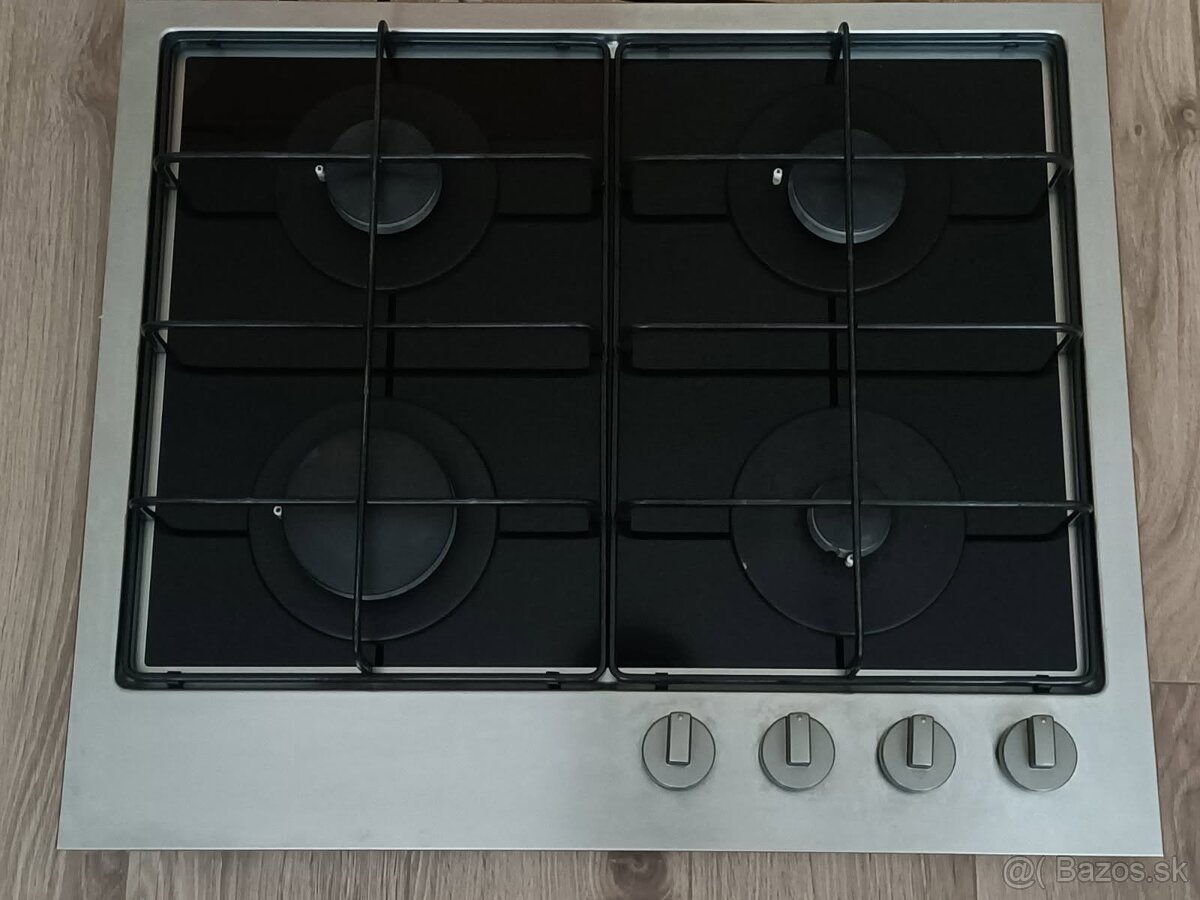 Plynová varná doska, sklokeramická,