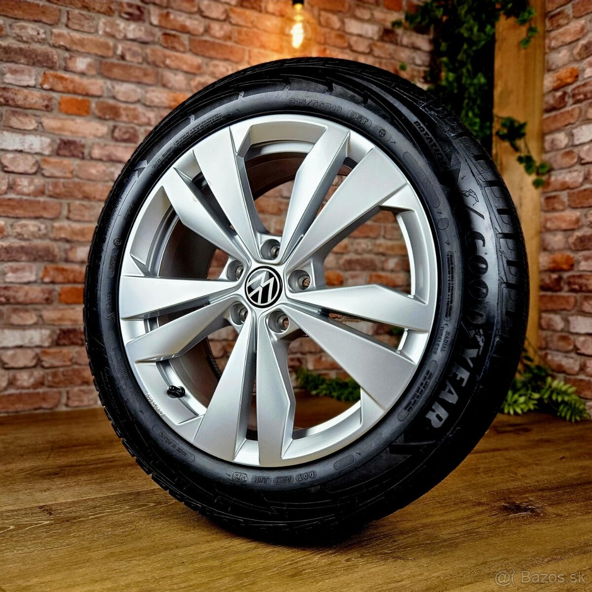 Alu R18 5x112 orig. VW ID.3 + zimné 215/55R18 TOP STAV