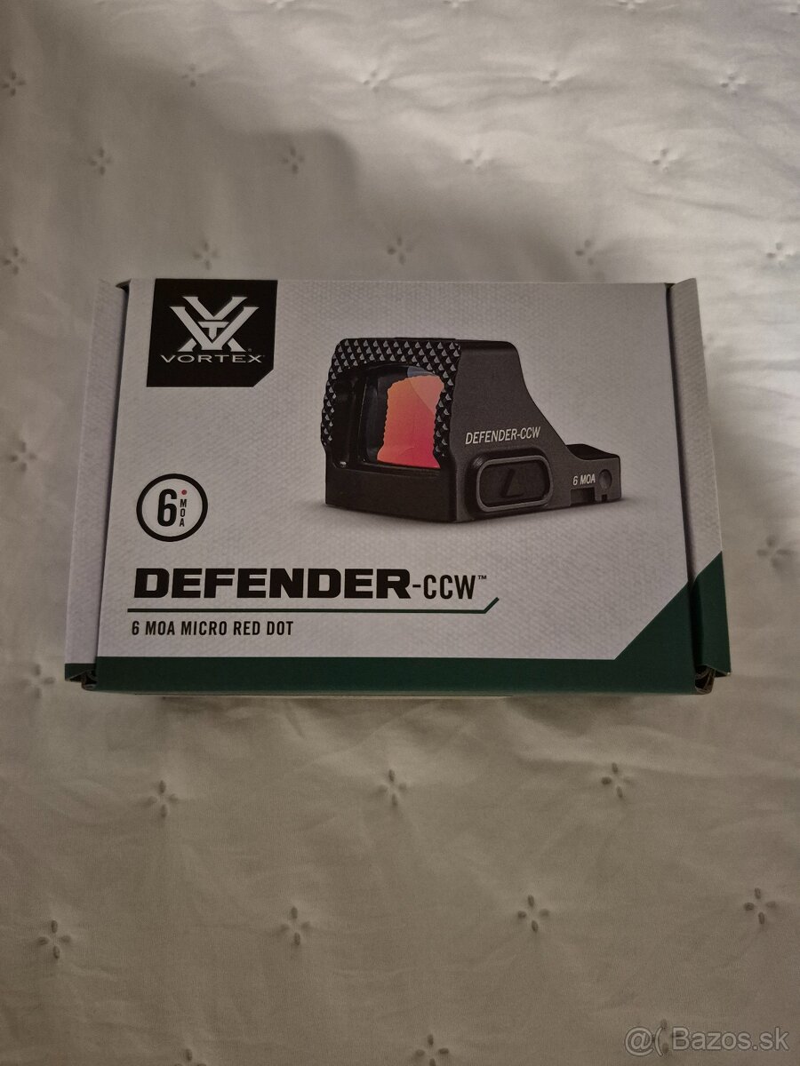 Kolimator Vortex Defender CCW - uplne nový