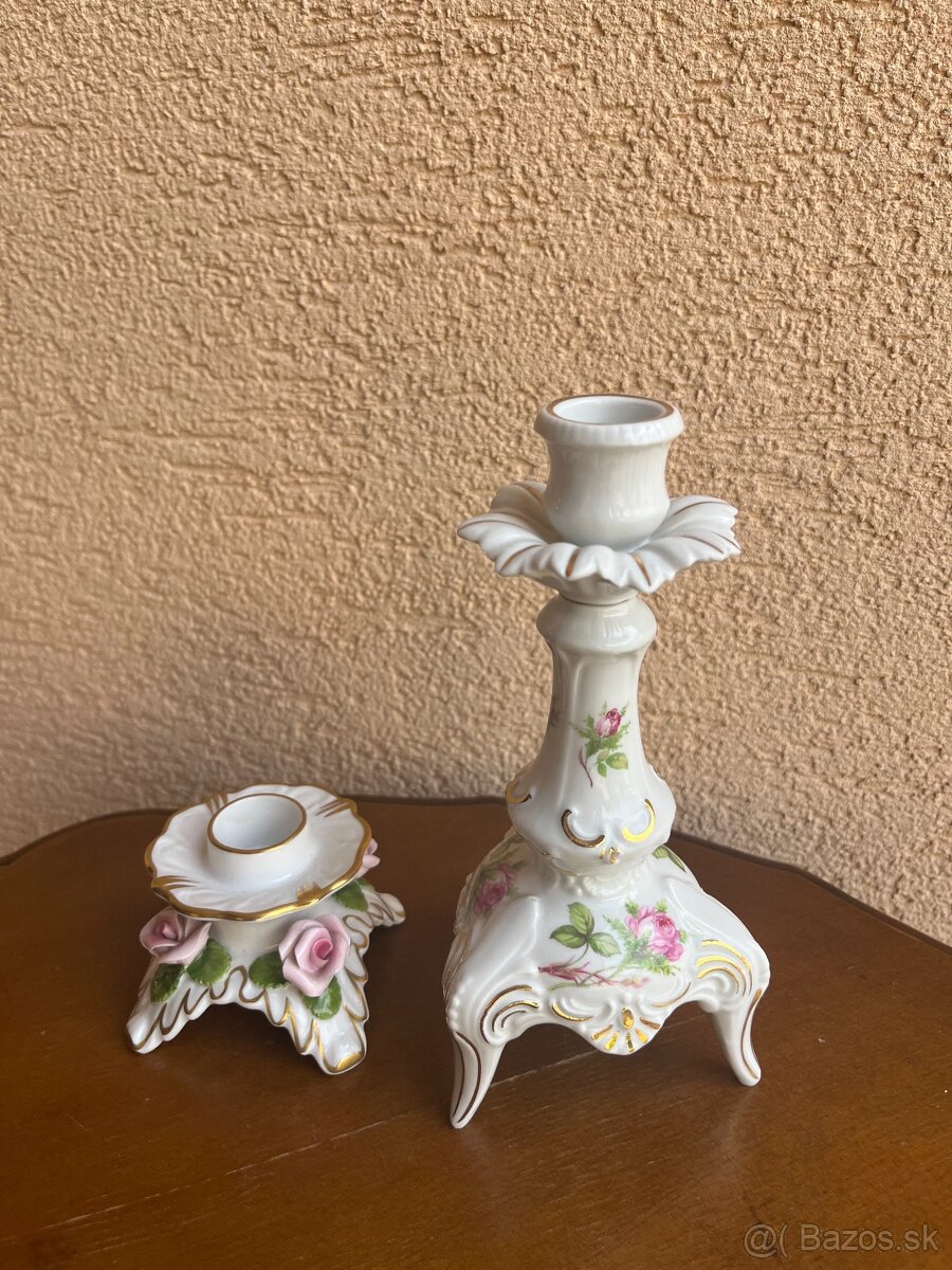 Značené porcelánové svietniky