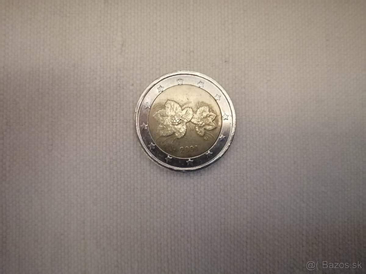 2 eura Finsko 2001