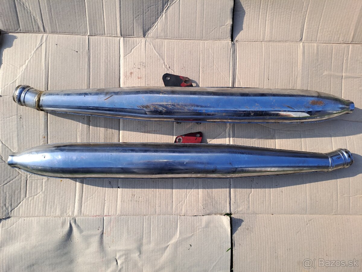 Výfuky jawa 250, 350 Californian