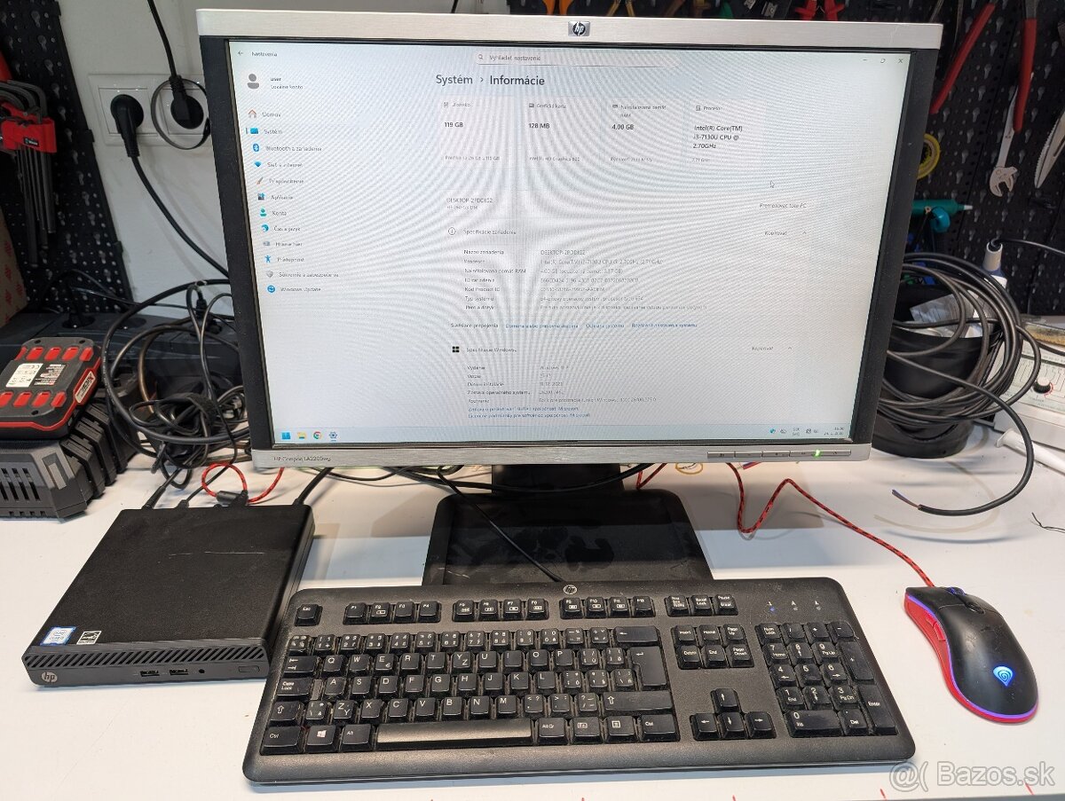 SET - Počítač HP 260 G3 DM + LCD monitor