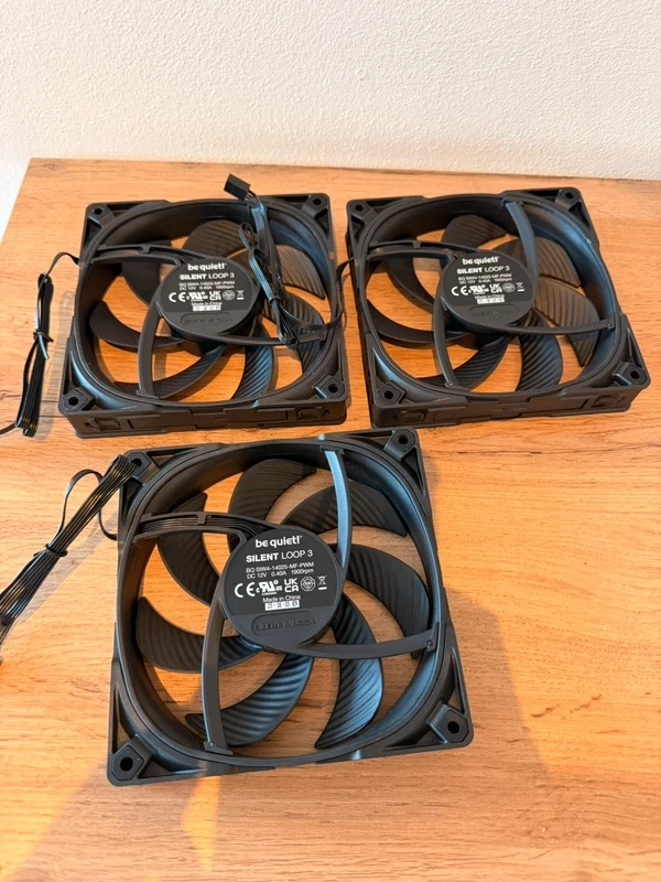 3x Tichý PC ventilátor Be Quiet 140mm