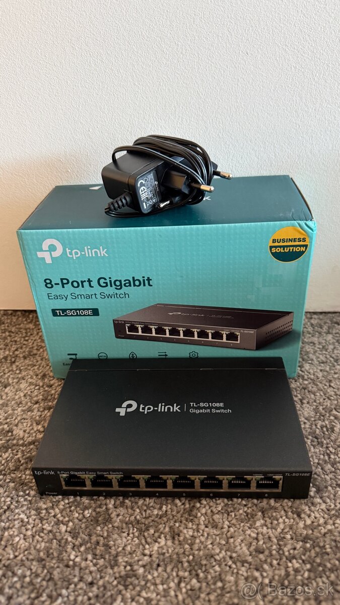 8-port switch gigabit TP-Link TL-SG108E