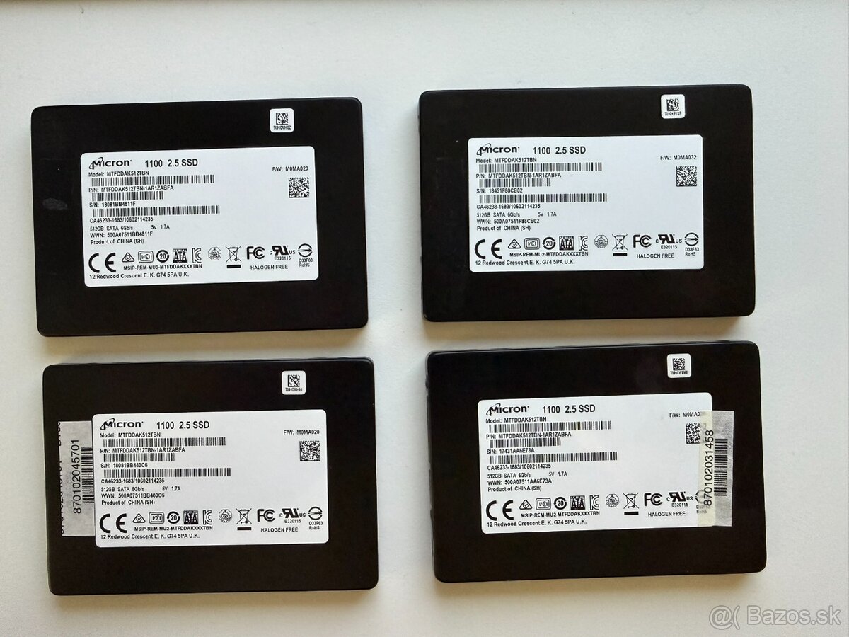 Micron 1100 512GB SSD 2,5" SATA III
