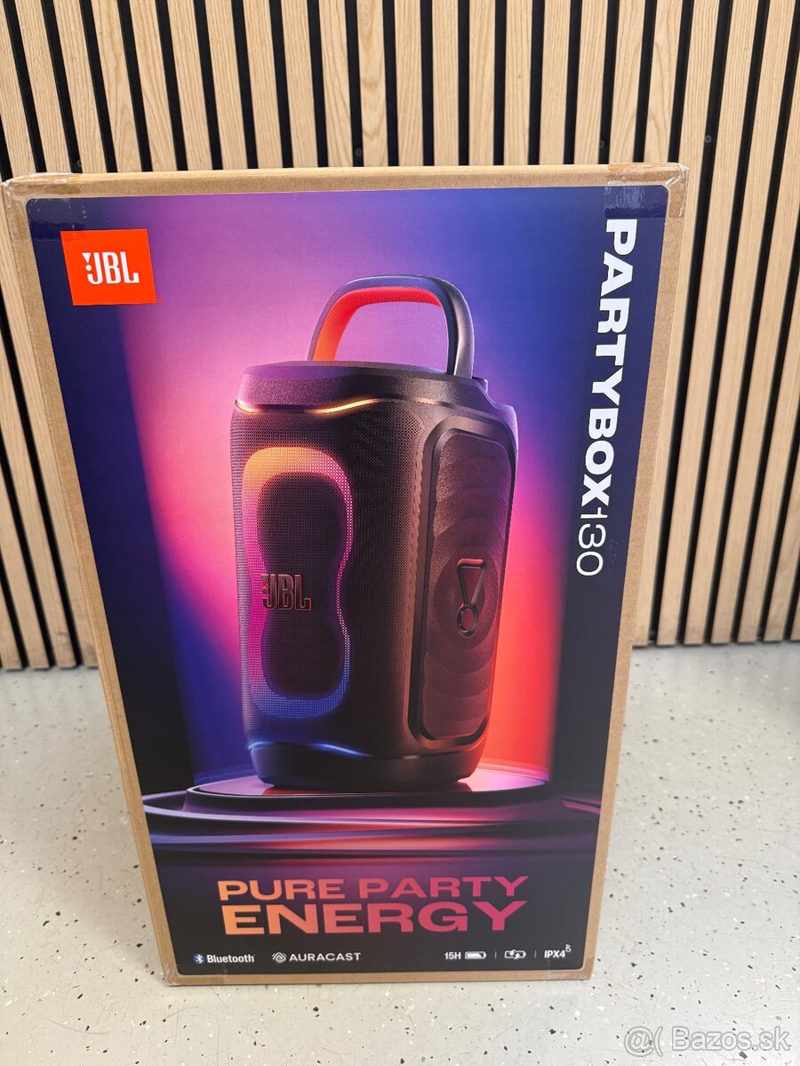 Predám JBL PartyBox 130 nový
