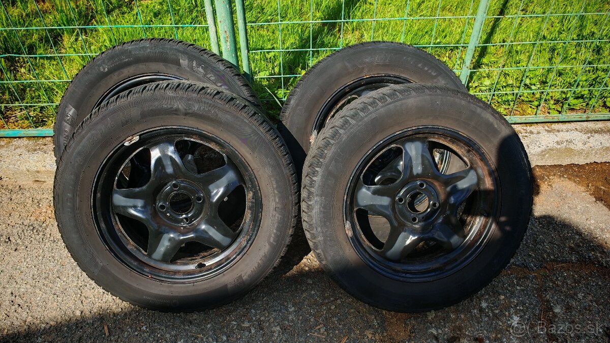 Plechové disky flexwheel s pneu Michelin alpin6 zimné