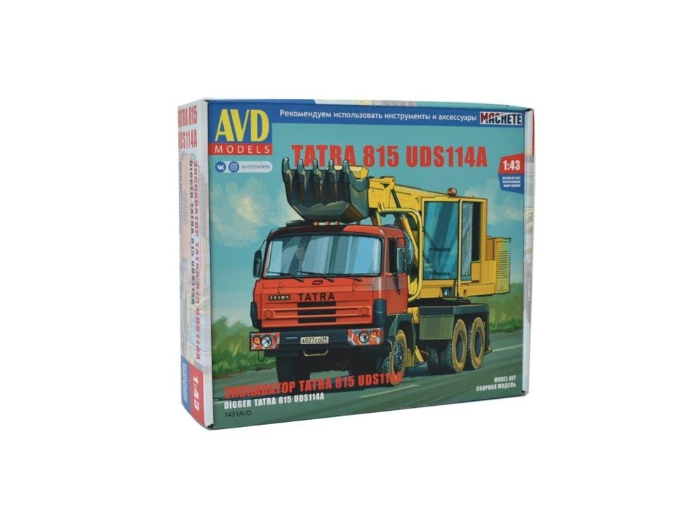 Stavebnice modelů Tatra 1:43 AVD