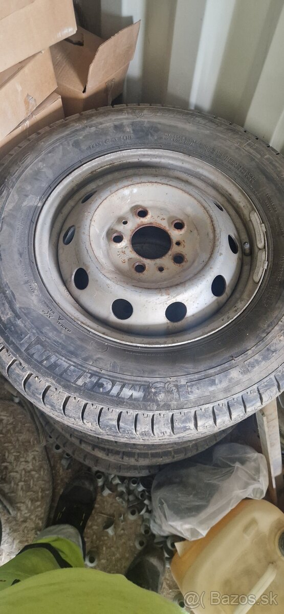 Disky aj s pneu citroen jumper r16 215/75 C 5x130