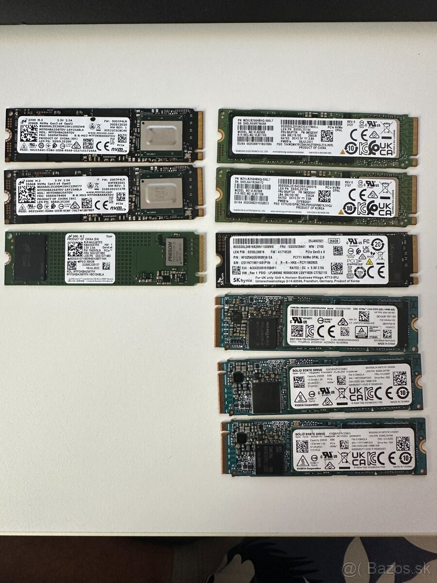 NVMe 256GB SSD M.2
