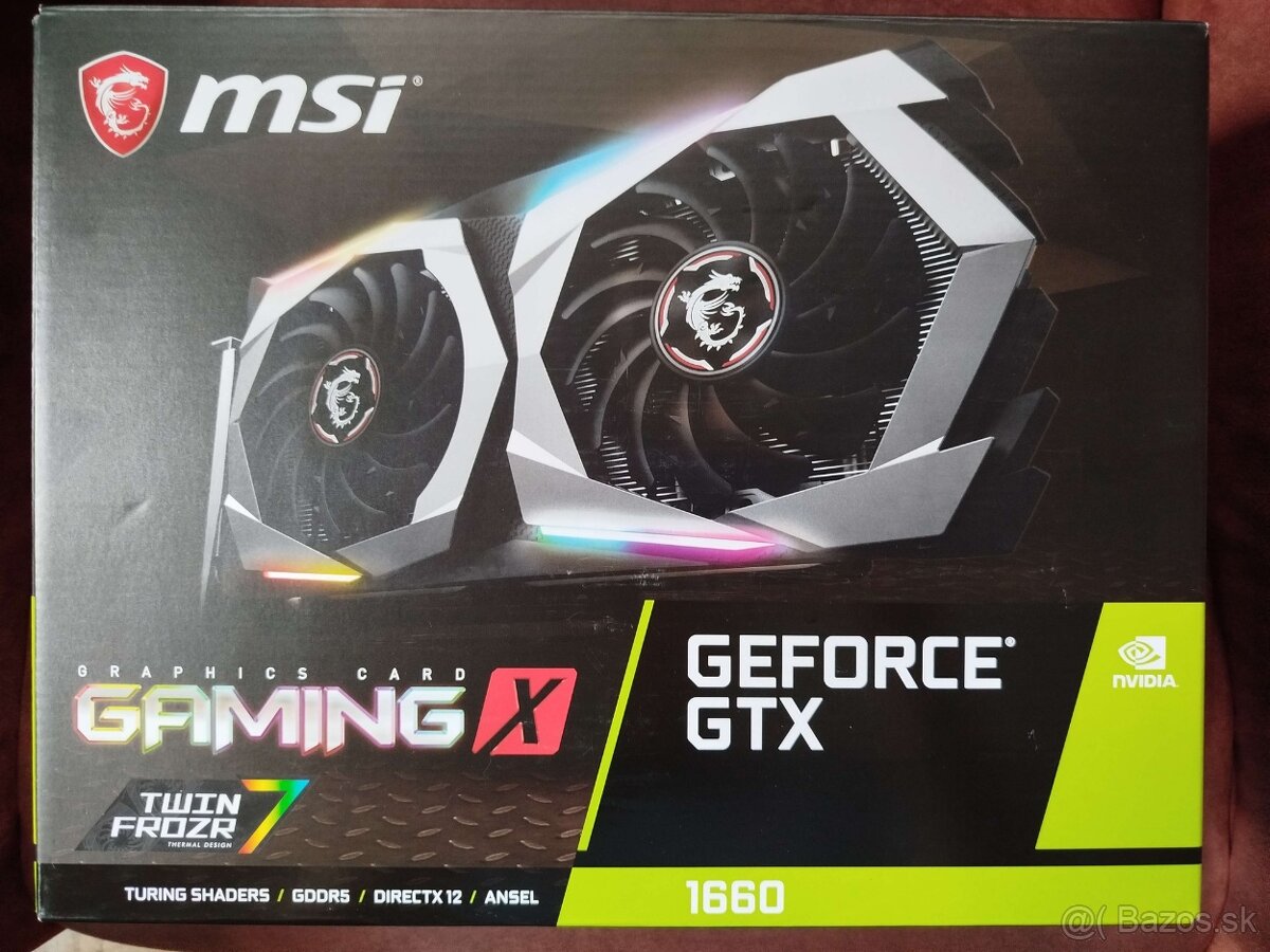 MSI GeForce GTX 1660 Gaming X 6GB