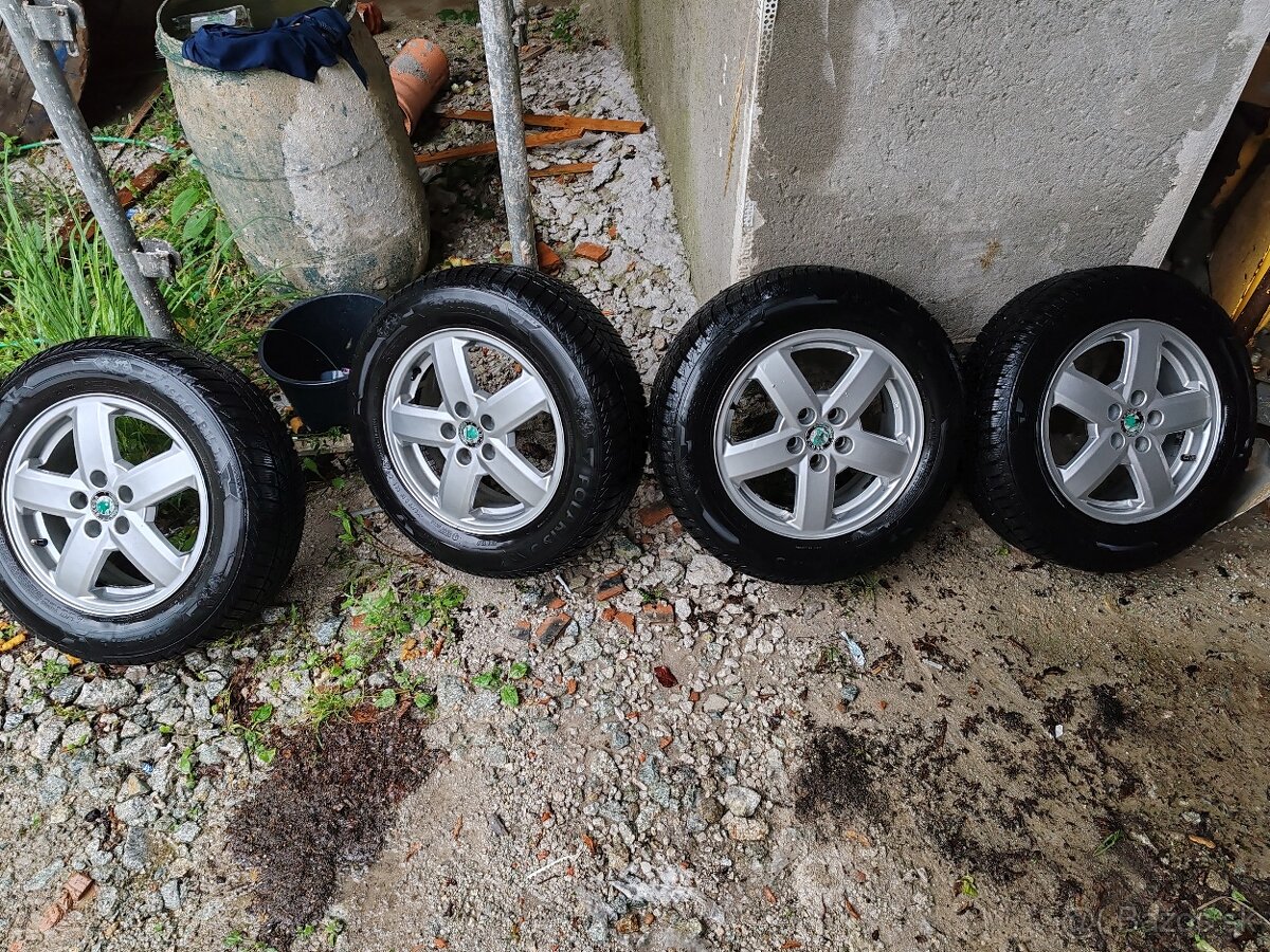 Škoda 5x100 R15 original sada