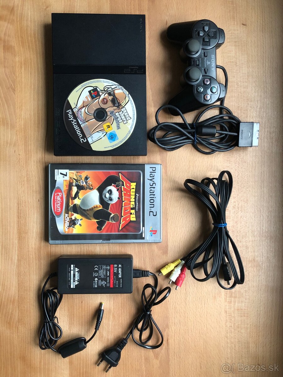 Playstation 2 slim (PS2) + príslušenstvo