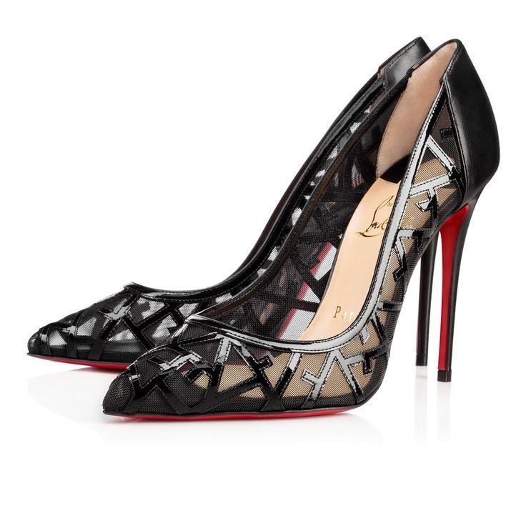 Christian Louboutin - sieťované lodičky