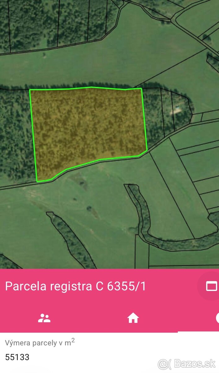 Predám lesny pozemok