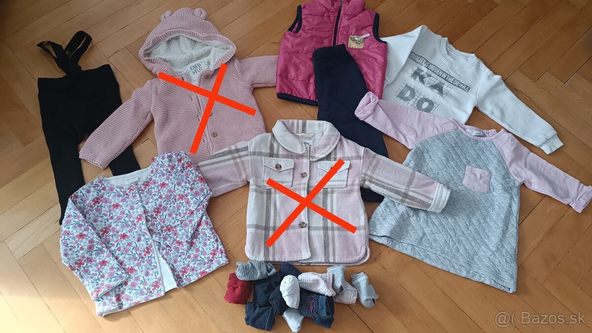 Balík dievčenského oblečenia 80