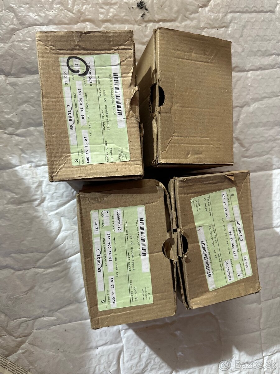 Brzdové doštiky + ND Renault,Dacia