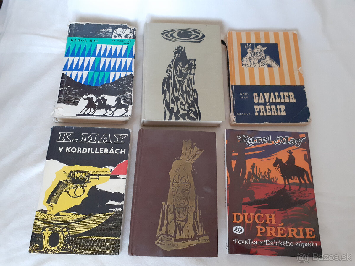 Predám knihy - romány Karol May a Elliott Arnold