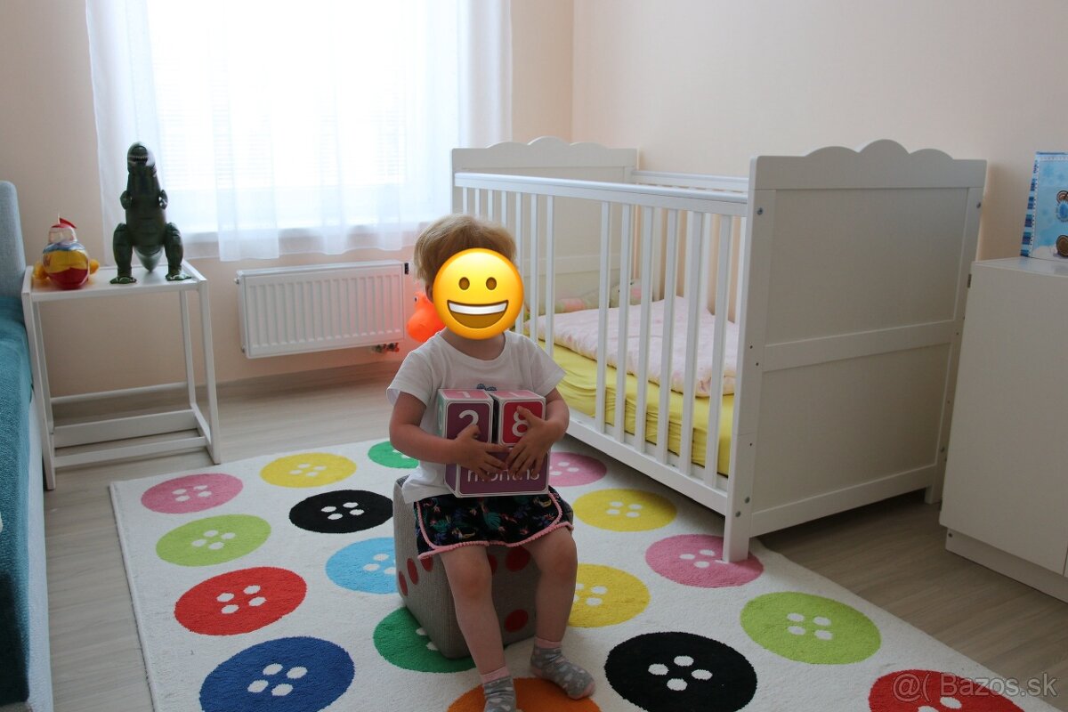 2v1: Postieľka / detská posteľ Klups Marsell 140x70