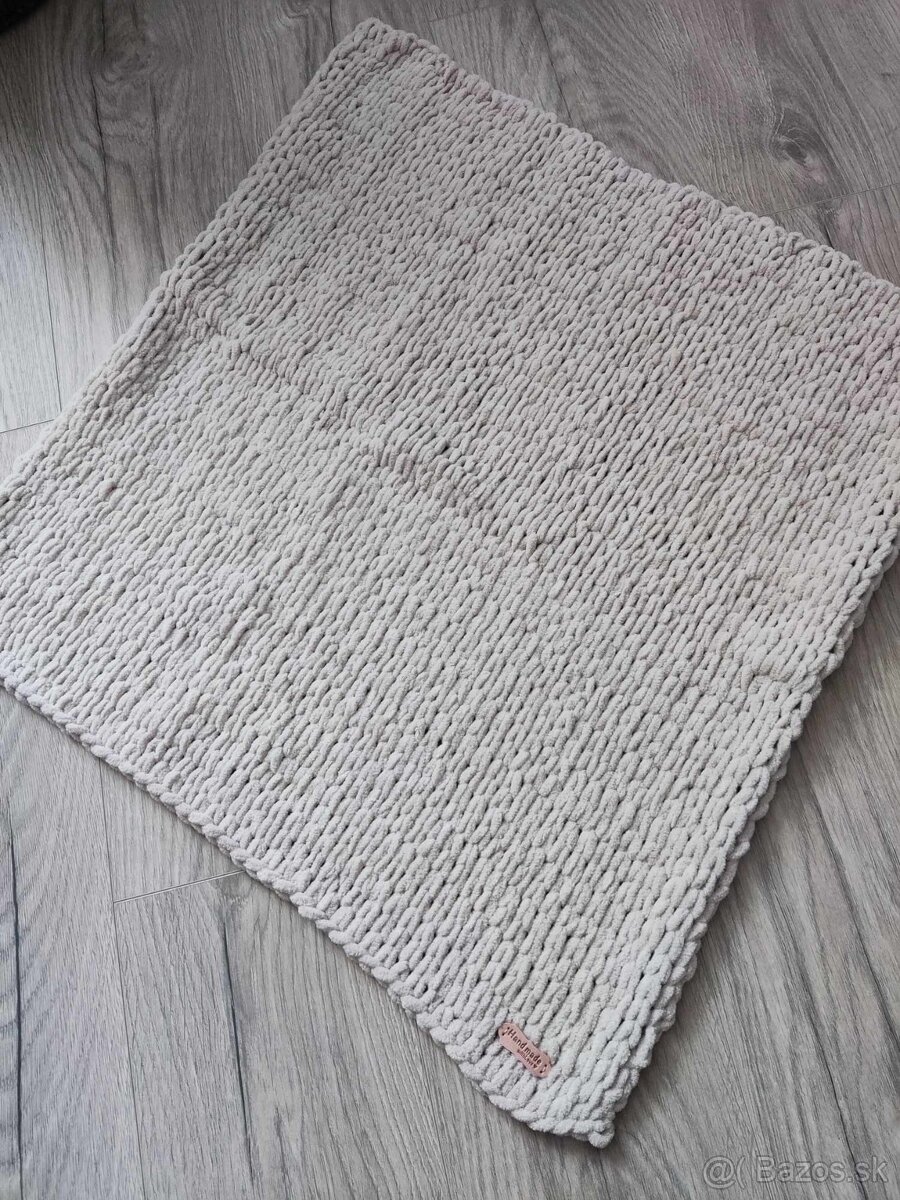 NOVÁ Béžová deka z Alize Puffy Fine