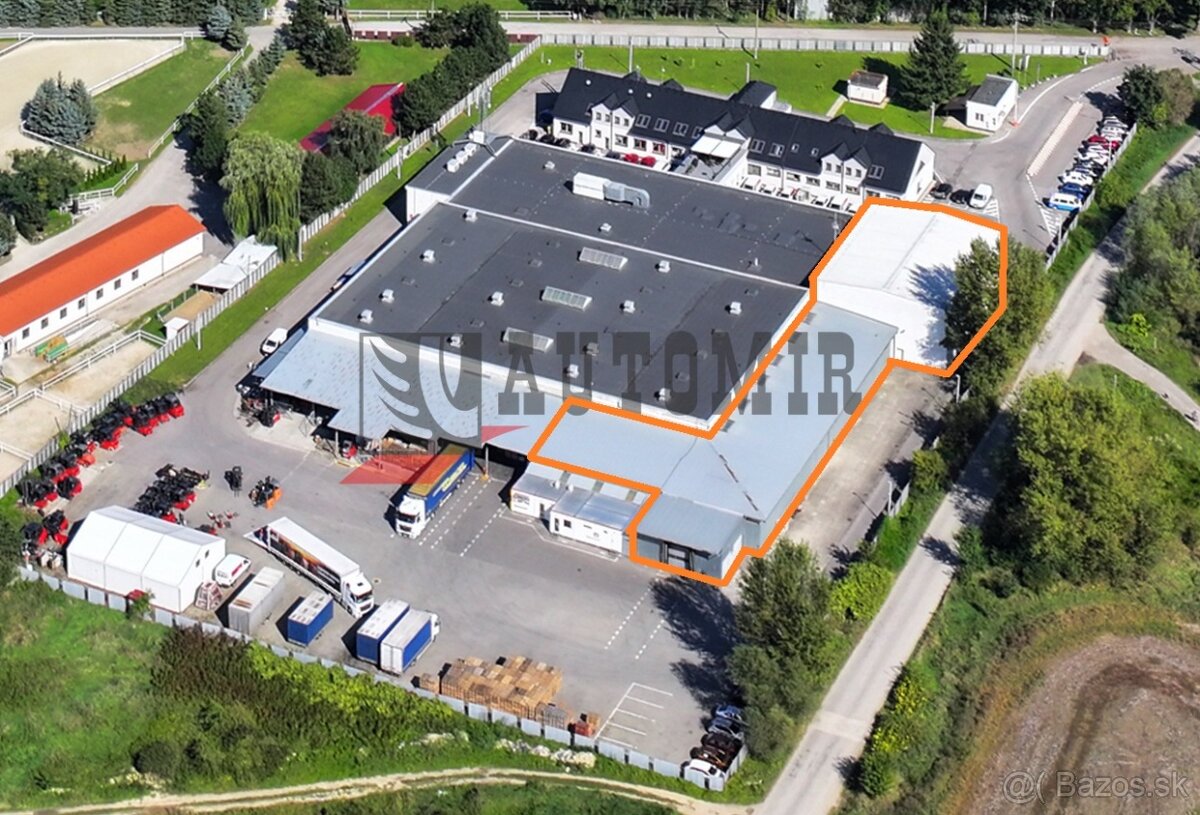 Skladové priestory/vyrobná hala 110-1200 m² – pri D1, 24/7